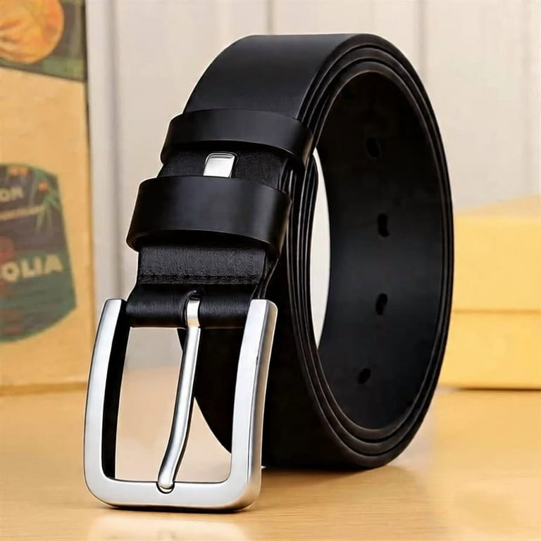 Men's Leather Dress Belt - 1.44" Wide Classic